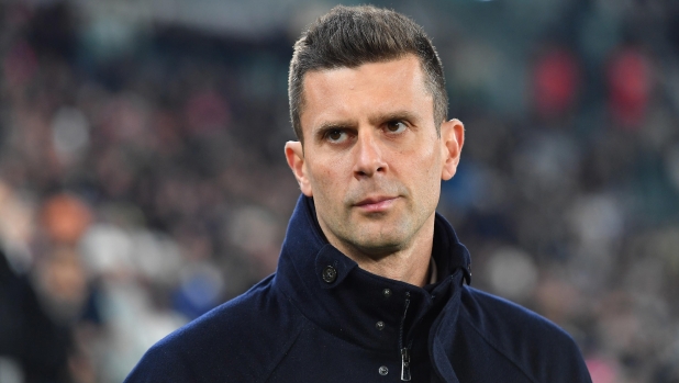 Juventus coach Thiago Motta looks on during the Coppa Italia soccer match round of 16 Juventus FC vs Cagliari Calcio at the Allianz Stadium in Turin, Italy, 17 December 2024 ANSA/ALESSANDRO DI MARCO