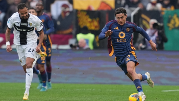 Roma’s Paulo Dybala during the Serie A EniLive soccer match between Roma and Parma at the Rome's Olympic stadium, Italy - Sunday  December 22, 2024 - Sport  Soccer ( Photo by Alfredo Falcone/LaPresse )