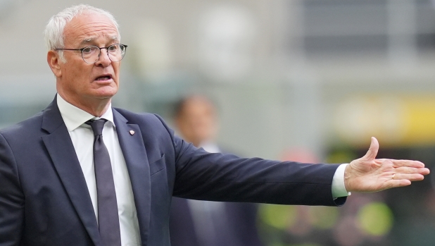 Ranieri: "Con la Viola il doppio centravanti è un’opzione". Poi l'affondo: "Gli stadi italiani una vergogna"