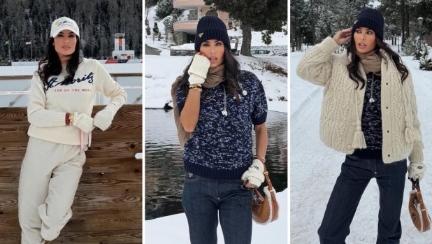 Elisabetta Gregoraci torna a St. Moritz: le foto social dalla vacanza in solitaria