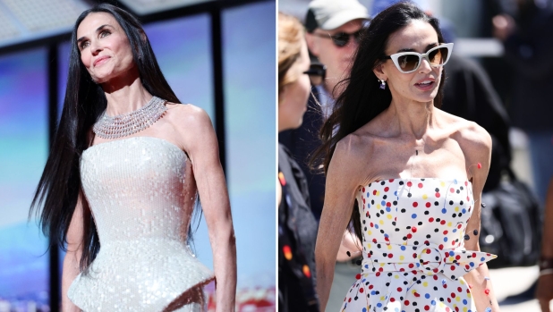 Demi Moore a Cannes preoccupa i fan: "Quelle braccia sono troppo magre, sta bene?"