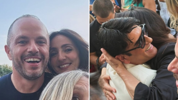 Ambra Angiolini e Pico Cibelli sempre più innamorati alla festa di Sal Da Vinci