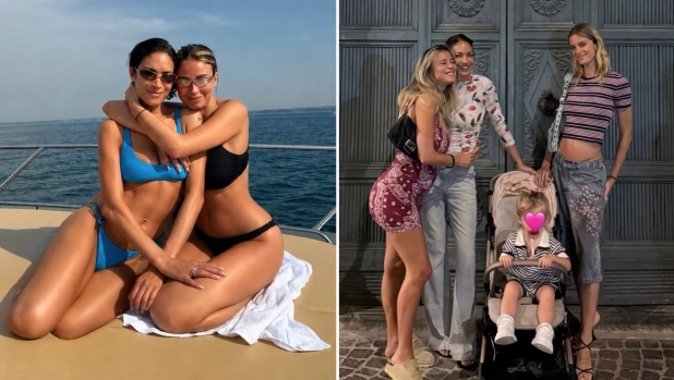 Diletta Leotta e Elodie (con Franceska) in vacanza sul lago: relax e foto sui social