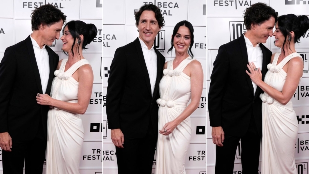 Katy Perry e Justin Trudeau sorridenti e innamorati al debutto come coppia sul red carpet