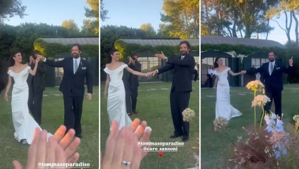 Tommaso Paradiso e Carolina Sansoni si sono sposati: Emma Marrone e Jovanotti tra gli invitati