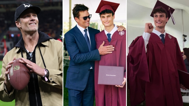 Tom Brady, il figlio Jack si diploma: per i fan il 18enne è il clone perfetto del papà