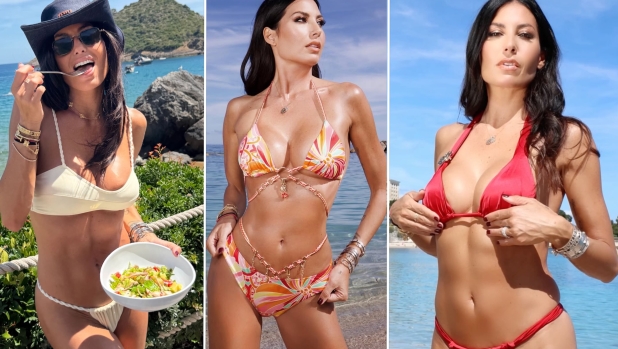 Elisabetta Gregoraci, vacanze sexy in Toscana tra bikini e spaghettate