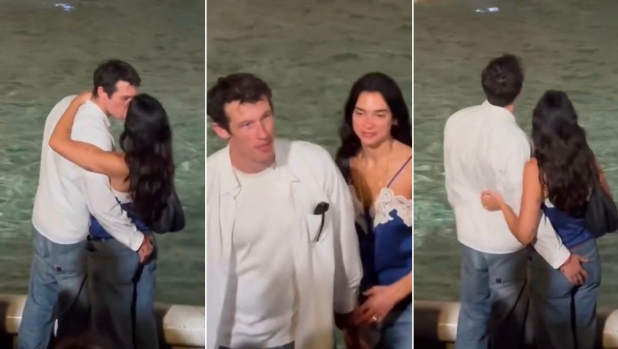 Dua Lipa e Callum Turner a Roma: il bacio davanti alla Fontana di Trevi