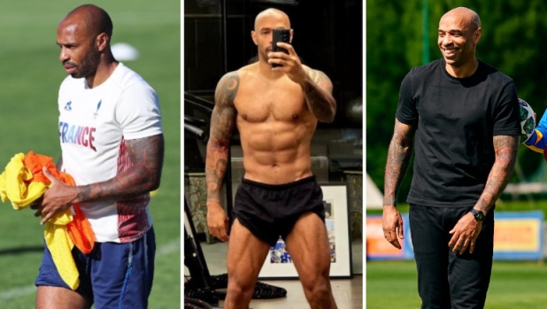 Dal giubbotto zavorrato agli esercizi di coppia: Thierry Henry è più in forma di quando giocava
