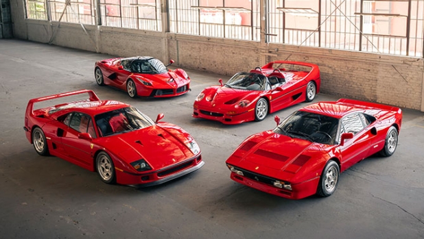 Ferrari F40, F50 e altri gioielli, aste milionarie a Monterey