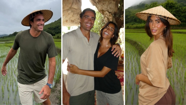 Alessandro Matri e Federica Nargi, vacanza in famiglia in Laos: le foto social
