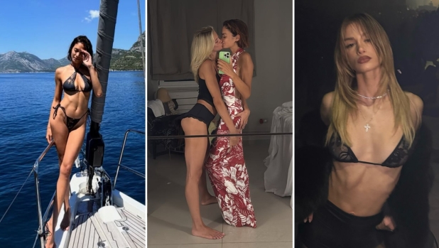 Elodie e Feanceska Nuredini, che passione: il dolce bacio abbracciate fa impazzire i fan