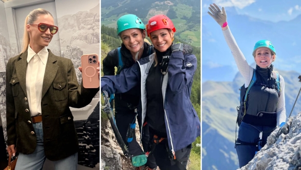 Michelle Hunziker e Serena Autieri più amiche che mai: la vacanza tra le vette delle Dolomiti