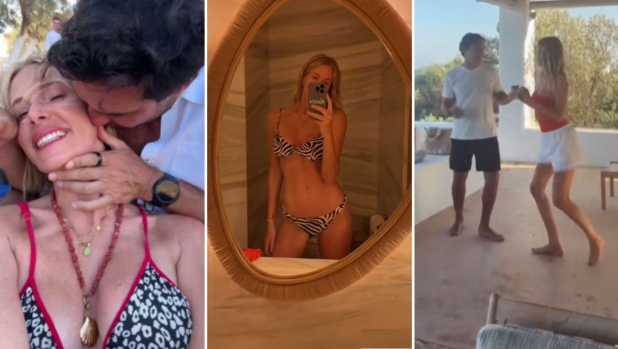 Coccole, burraco e balli sfrenati: Alessia Marcuzzi sempre più innamorata di Tiago Schietti