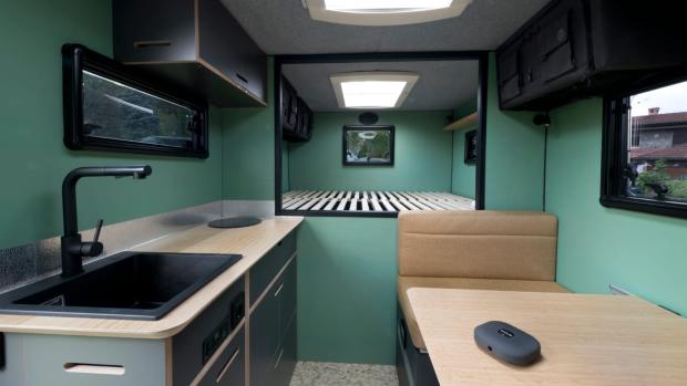 Zerbino Per Interni Con Tema Camper – Effetto Legno, 60x40 Cm – Antiscivolo, Lavabile – Stampato Nel Regno Unito
