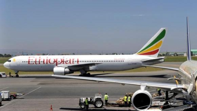 Un boeing della Ethiopian Airlines. Afp