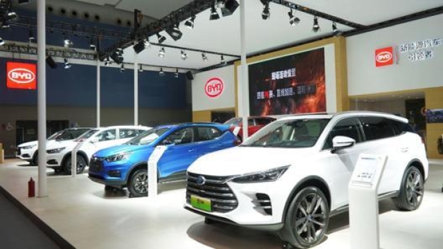 La gamma di auto elettriche e ibride del costruttore cinese Byd