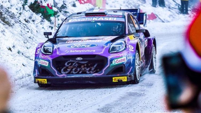 Sebastien Loeb (Ford M-Sport) al Rally di Montecarlo 2022