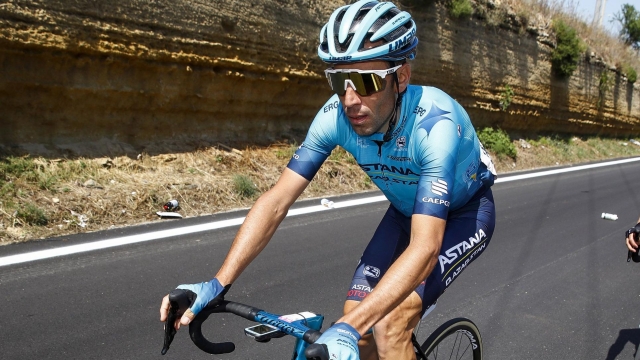 Giro d’Italia 2022 - 105th Edition - 4th stage Avola - Etna (Rifugio Sapienza) 172 km - 10/05/2022 - Vincenzo Nibali (ITA - Astana Qazaqstan Team) - photo Luca Bettini/SprintCyclingAgency©2022