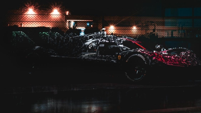 L'immagine diffusa dalla Ferrari della hypercar per Le Mans 2023