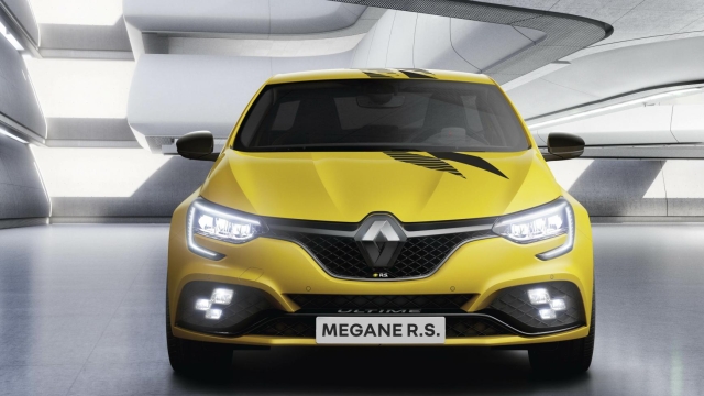 Il frontale dela Renault Megane RS Ultime