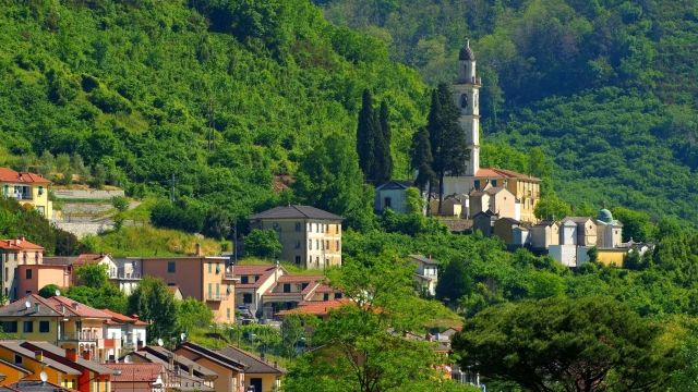 Mezzanego, village in Liguria