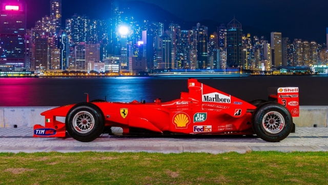 La Ferrari-F1-2000 guidata da Michael Schumacher