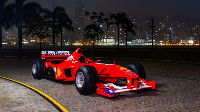 La Ferrari-F1-2000 all'asta ad Hong Kong con un prezzo di stima fra i 7.500.000 e i 9.500.000 dollari