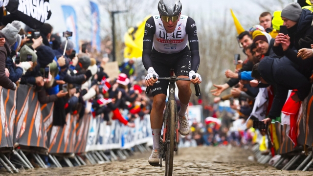 Ronde van Vlaanderen 2023 - Tour des Flandres - 107th Edition - Brugge - Oudenaarde 273,4 km - 02/04/2023 - Tadej Pogacar (SLO - UAE Team Emirates) - photo Luca Bettini/SprintCyclingAgency©2023