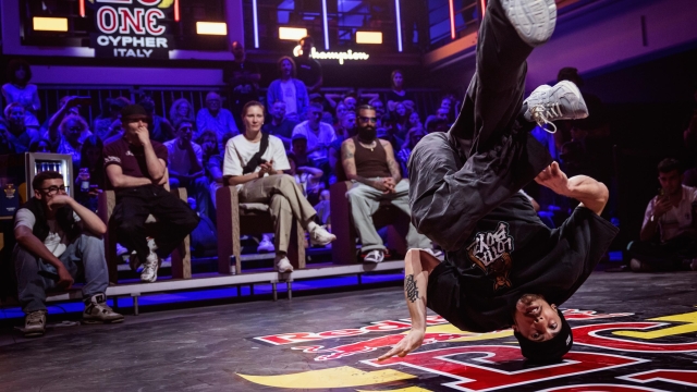 B-Boy Amaro competes at the Red Bull BC One Italy Cypher in Bologna, Italy on May 27, 2023 // Mauro Puccini / Red Bull Content Pool // SI202305310200 // Usage for editorial use only //