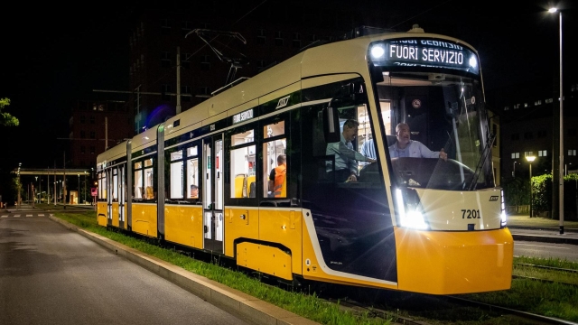 Il nuovo tram Tramlink (Foto Atm)