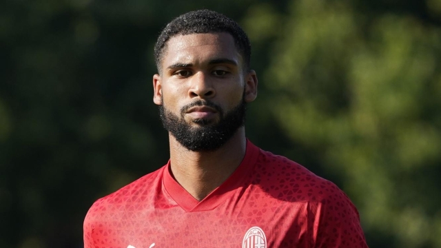 CAIRATE, ITALY - JULY 10:  Ruben Loftus-Cheek of AC Milan in action during an AC Milan training session at Milanello on July 10, 2023 in Cairate, Italy. (Photo by Pier Marco Tacca/AC Milan via Getty Images)