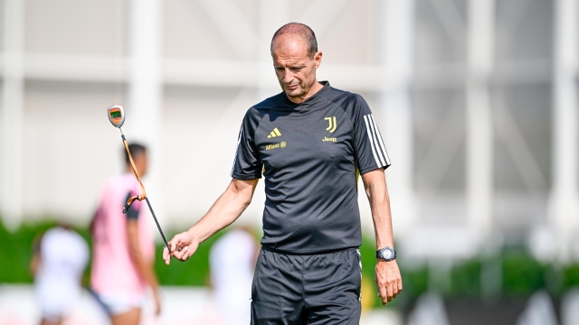 TURIN, ITALY - JULY 13: Massimiliano Allegri of Juventus during a training session at JTC on July 13, 2023 in Turin, Italy. (Photo by Daniele Badolato - Juventus FC/Juventus FC via Getty Images)