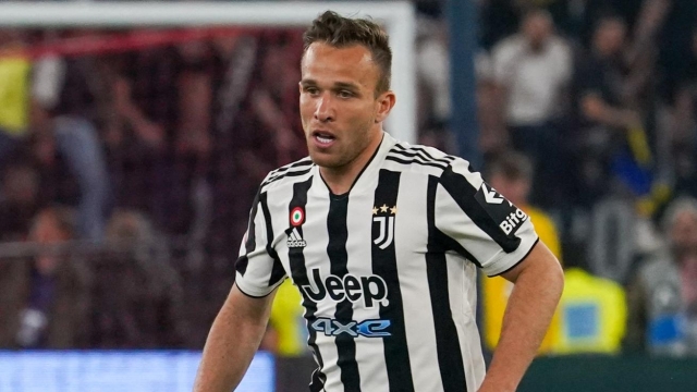 Arthur of Juventus Fc during FC Juventus against FC Internazionale,Coppa Italia Final, at Stadio Olimpico on May 11th, 2022. (Photo by Alessio Morgese/NurPhoto) (Photo by Alessio Morgese / NurPhoto / NurPhoto via AFP)