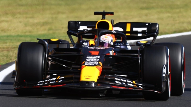 BUDAPEST, HUNGARY - JULY 23: Max Verstappen of the Netherlands driving the (1) Oracle Red Bull Racing RB19 on track during the F1 Grand Prix of Hungary at Hungaroring on July 23, 2023 in Budapest, Hungary. (Photo by Mark Thompson/Getty Images)