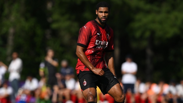 CAIRATE, ITALY - JULY 20:  Ruben Loftus Cheek of AC Milan in action during the Pre Season Friendly match between AC Milan and Lumezzane at Milanello on July 20, 2023 in Cairate, Italy. (Photo by Claudio Villa/AC Milan via Getty Images)