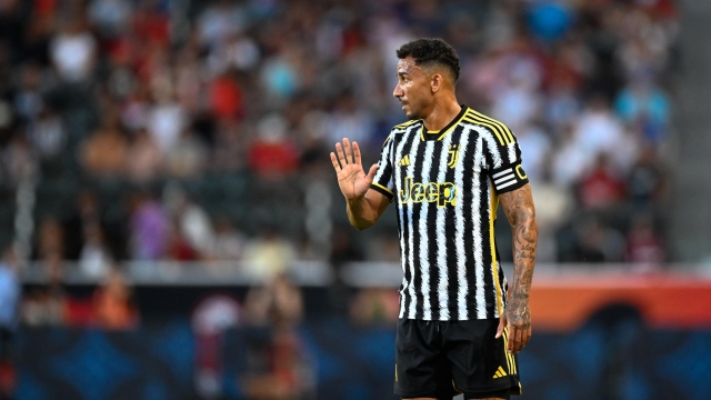 CARSON, CALIFORNIA - JULY 27: Danilo #6 of Juventus gestures during the pre-season friendly match against AC Milan at Dignity Health Sports Park on July 27, 2023 in Carson, California. (Photo by Daniele Badolato - Juventus FC/Juventus FC via Getty Images)