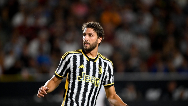 CARSON, CALIFORNIA - JULY 27: Manuel Locatelli #5 of Juventus looks on during the pre-season friendly match against AC Milan at Dignity Health Sports Park on July 27, 2023 in Carson, California. (Photo by Daniele Badolato - Juventus FC/Juventus FC via Getty Images)