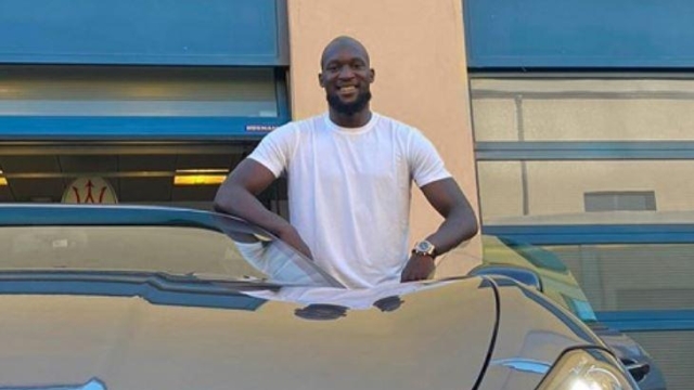 Lukaku e la sua Maserati Ghibli
