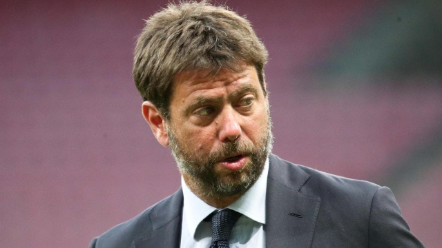 Juventus' Chairman Andrea Agnelli prior to  the Italian Serie A soccer match AC Milan vs Juventus at the  Giuseppe Meazza Stadium in Milan, Italy 7  july 2020. ANSA / ROBERTO BREGANI