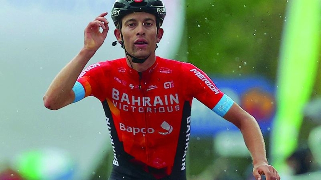 Giro d'Italia 2021 - 104th Edition - 6th stage Grotte di Frasassi - Ascoli Piceno 160 km - 13/05/2021 - Gino Mader (SUI - Bahrain Victorious) - photo Luca Bettini/BettiniPhoto©2021