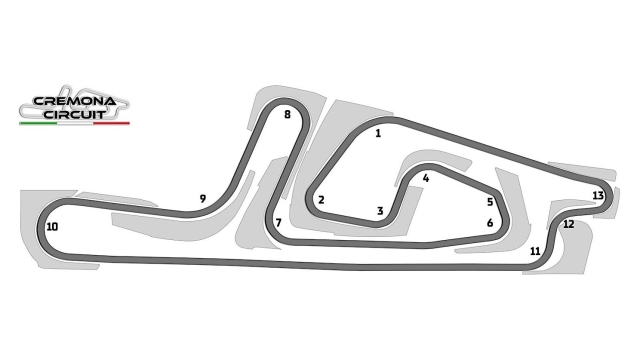 Il layout del Cremona Circuit