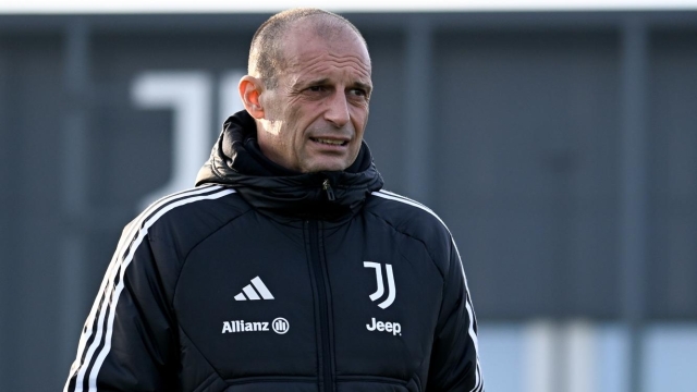 TURIN, ITALY - JANUARY 1: Massimiliano Allegri of Juventus during a training session at JTC on January 1, 2024 in Turin, Italy. (Photo by Daniele Badolato - Juventus FC/Juventus FC via Getty Images)
