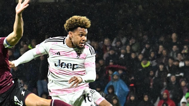 Juventus's Weston Mckennie in action during the Italian Serie A soccer match US Salernitana vs Juventus FC at the Arechi stadium in Salerno, Italy, 07 January 2024. ANSA/MASSIMO PICA