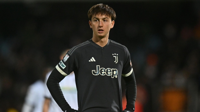 CESENA, ITALY - DECEMBER 02: Tommaso Mancini of Juventus Next Gen during the Coppa Italia Serie C match between Cesena and Juventus Next Gen at Dino Manuzzi Stadium on December 02, 2023 in Cesena, Italy. (Photo by Juventus FC/Juventus FC via Getty Images)