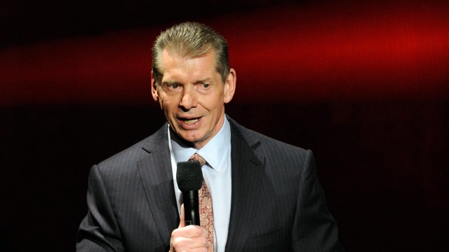 LAS VEGAS, NV - JANUARY 08: WWE Chairman and CEO Vince McMahon speaks at a news conference announcing the WWE Network at the 2014 International CES at the Encore Theater at Wynn Las Vegas on January 8, 2014 in Las Vegas, Nevada. The network will launch on February 24, 2014 as the first-ever 24/7 streaming network, offering both scheduled programs and video on demand. The USD 9.99 per month subscription will include access to all 12 live WWE pay-per-view events each year. CES, the world's largest annual consumer technology trade show, runs through January 10 and is expected to feature 3,200 exhibitors showing off their latest products and services to about 150,000 attendees.   Ethan Miller/Getty Images/AFP (Photo by Ethan Miller / GETTY IMAGES NORTH AMERICA / Getty Images via AFP)