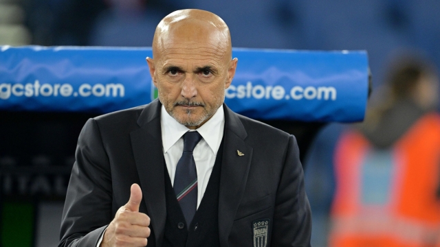 Foto Alfredo Falcone/LaPresse 17 Novembre 2023 Roma (Italia)  sport, calcio - Italia vs Macedonia del Nord - qualificazione Europei 2024 - Stadio Olimpico di Roma. Nella foto: Luciano Spalletti coach (Italia)

November 17, 2023 Rome (Italy) sport, soccer - Italy vs North Macedonia - European qualification 2024 - Olimpic Stadium in Rome. In the pic: Luciano Spalletti coach (Italia)