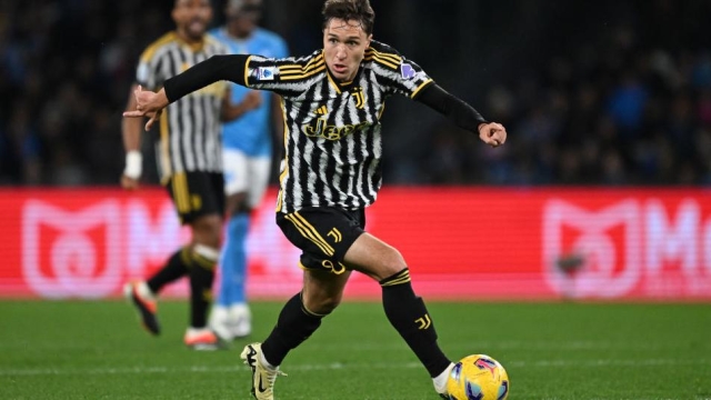 NAPLES, ITALY - MARCH 03: Federico Chiesa of Juventus during the Serie A TIM match between SSC Napoli and Juventus - Serie A TIM  at Stadio Diego Armando Maradona on March 03, 2024 in Naples, Italy. (Photo by Francesco Pecoraro/Getty Images)