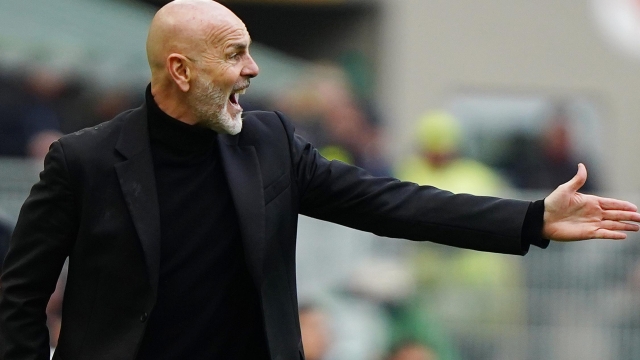Stefano Pioli (AC Milan) during the Serie A soccer  match between Ac Milan and Empoli  at the San Siro Stadium in Milan , north Italy - Sunday , March 10, 2024. Sport - Soccer . (Photo by Spada/LaPresse)