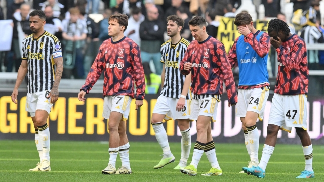 Players of Juventus at the end of the italian Serie A soccer match Juventus FC vs Genoa FC at the Allianz Stadium in Turin, Italy, 17 March 2024 ANSA/ALESSANDRO DI MARCO